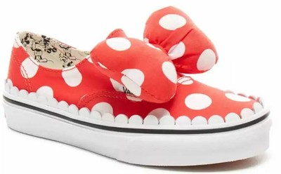 minnie mouse bow vans womens